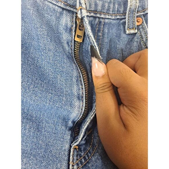 Levi's 505 Straight Leg Jeans 32x28 - Picture 2 of 8